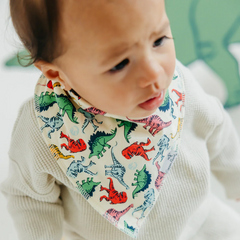 Jurassic Park Bandana Bibs - Copper Pearl