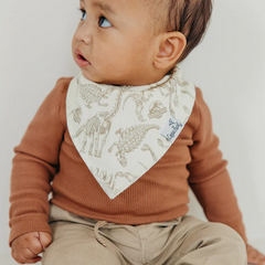 Jurassic Park Bandana Bibs - Copper Pearl