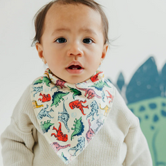 Jurassic Park Bandana Bibs - Copper Pearl