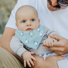 Cove Bandana Bibs - Copper Pearl