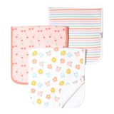 Cheery Burp Cloths - Copper Pearl