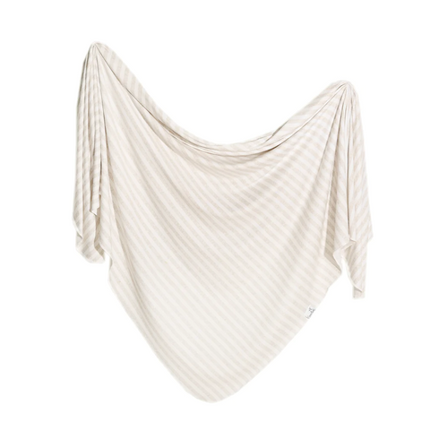 Coastal Swaddle Blanket - Copper Pearl