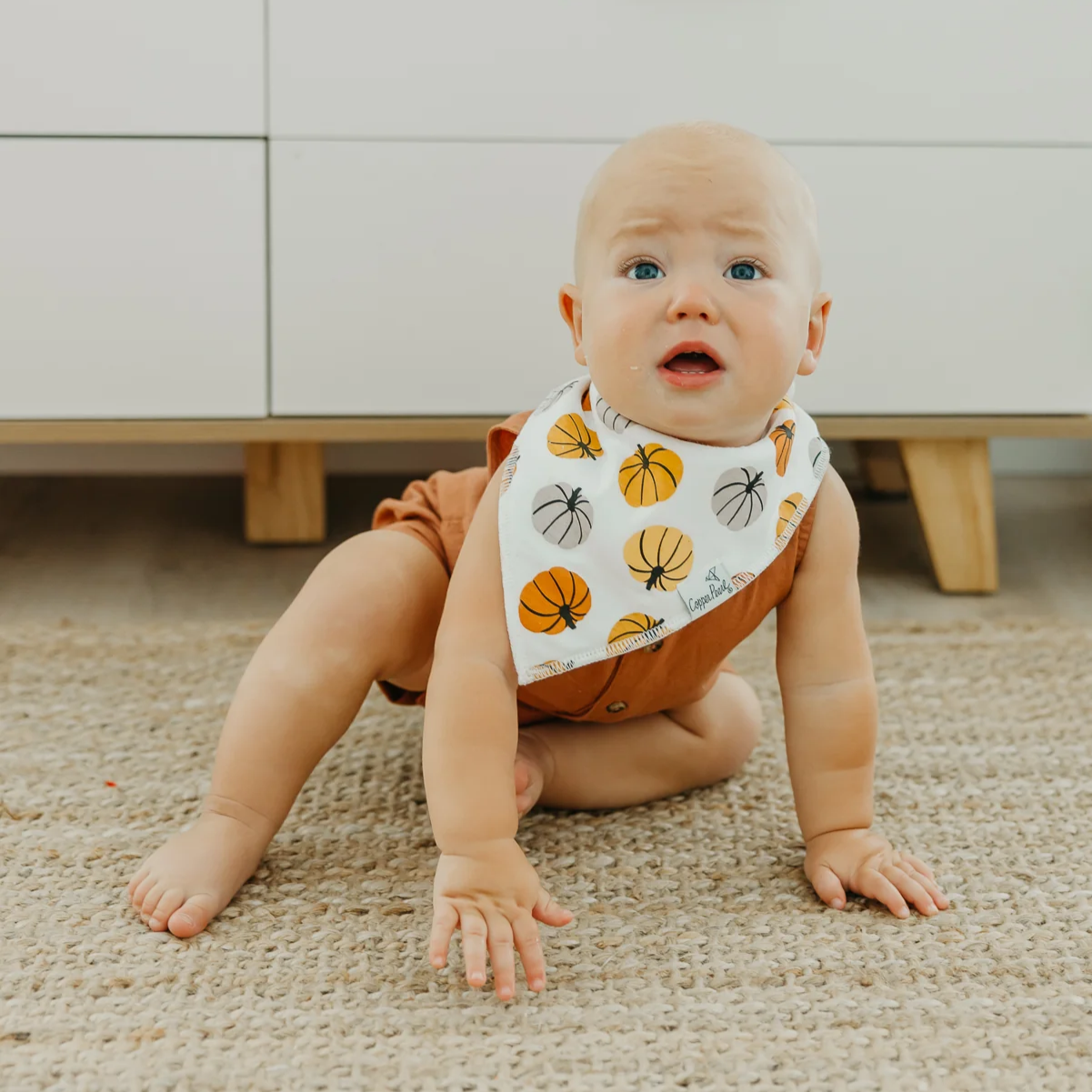 Karver Bandana Bib Set (4 pack) - Copper Pearl