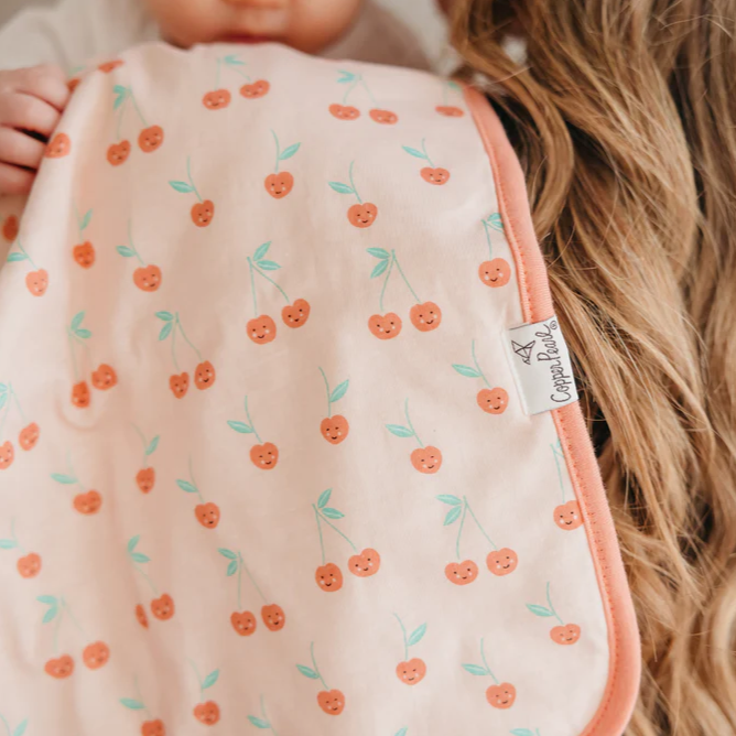 Cheery Burp Cloths - Copper Pearl