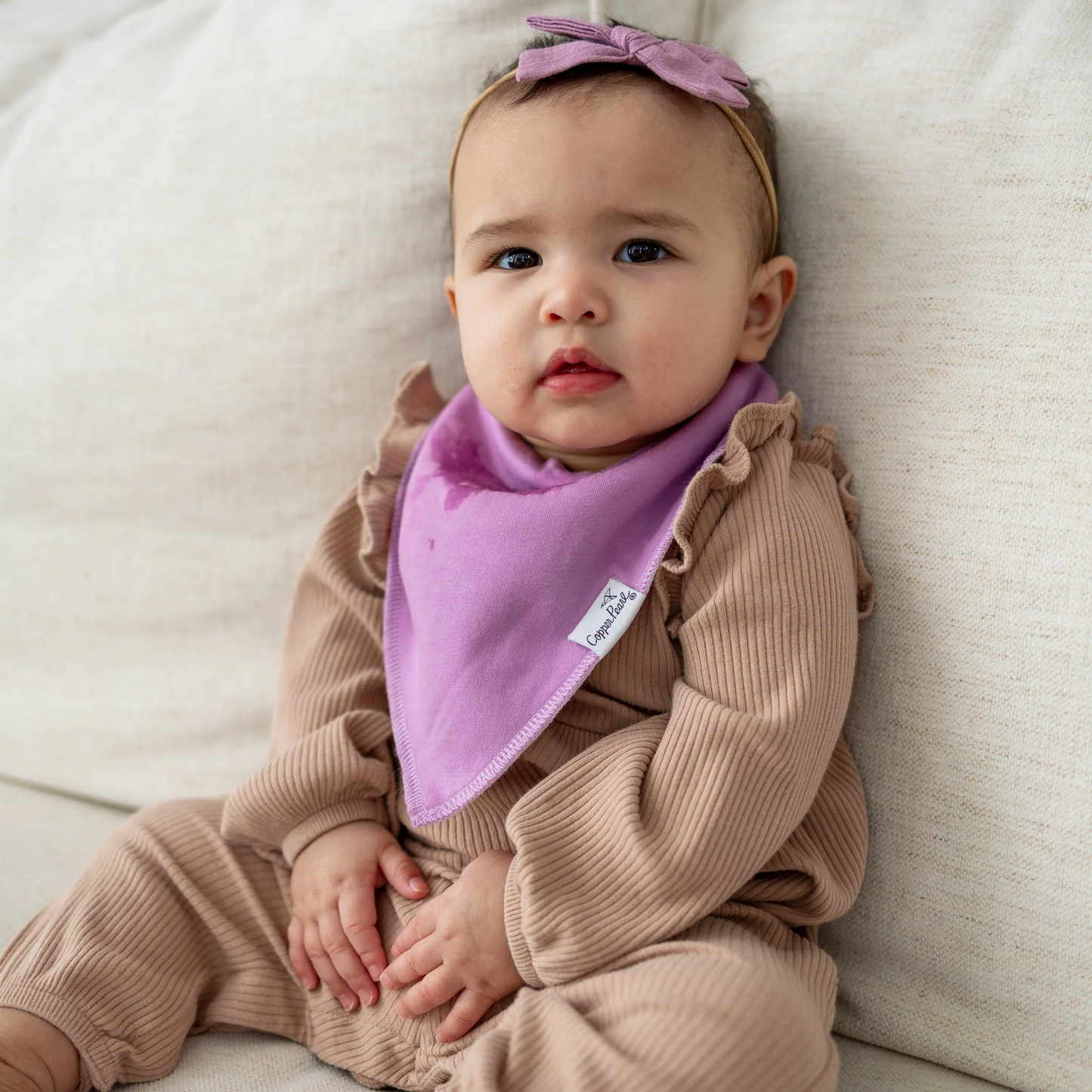 Flora Bandana Bib Set (4 pack) - Copper Pearl