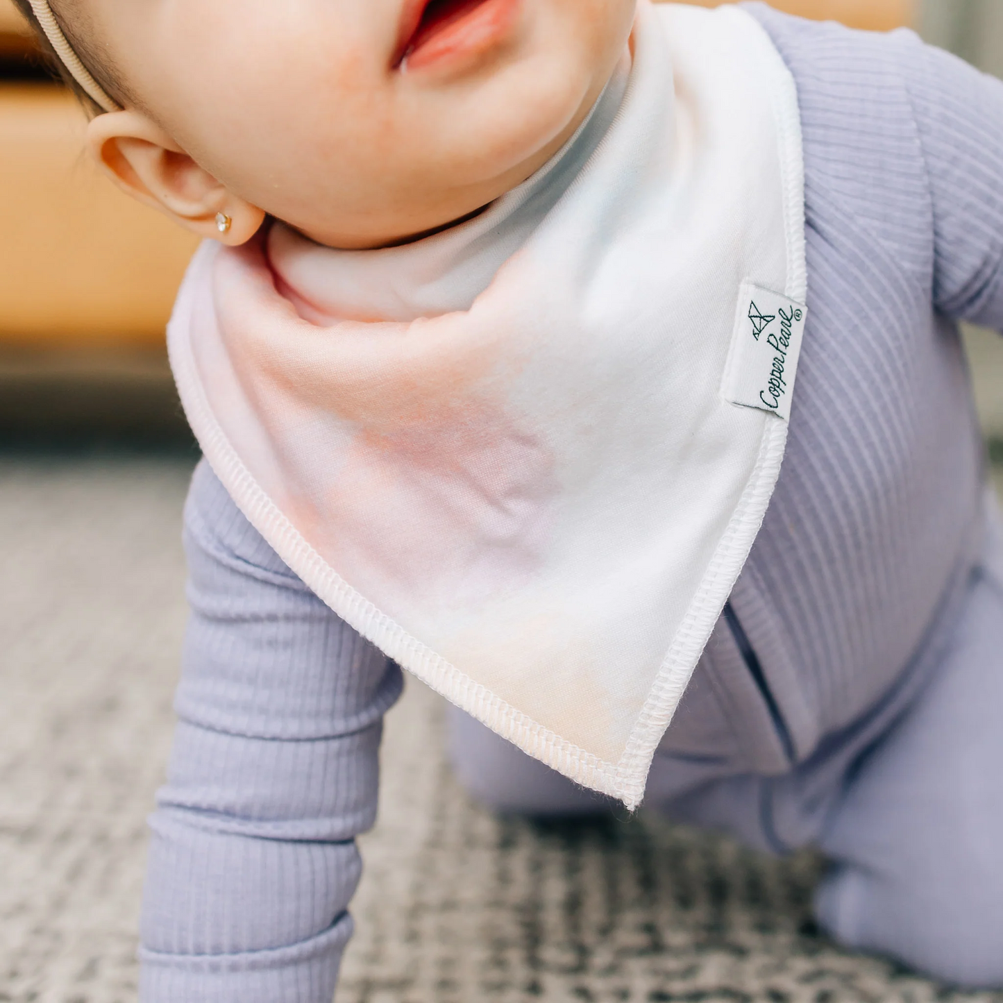 Flora Bandana Bib Set (4 pack) - Copper Pearl