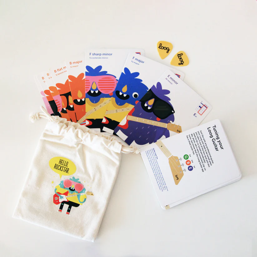 Pink Mini Acoustic Guitar - Loog