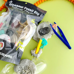 Dinosaur Fossil Dig Kiddough Kit - Earth Grown Kids Dough