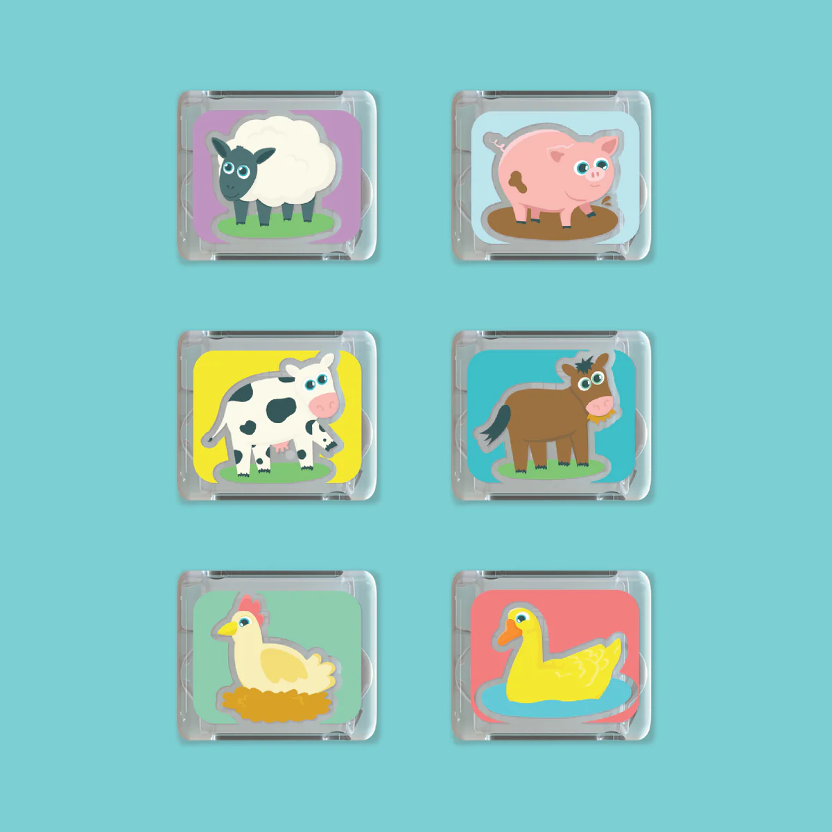 Farm Light Up Cubes - Glo Pals