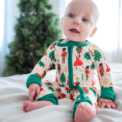 Nutcracker Zip Romper - Millie + Roo