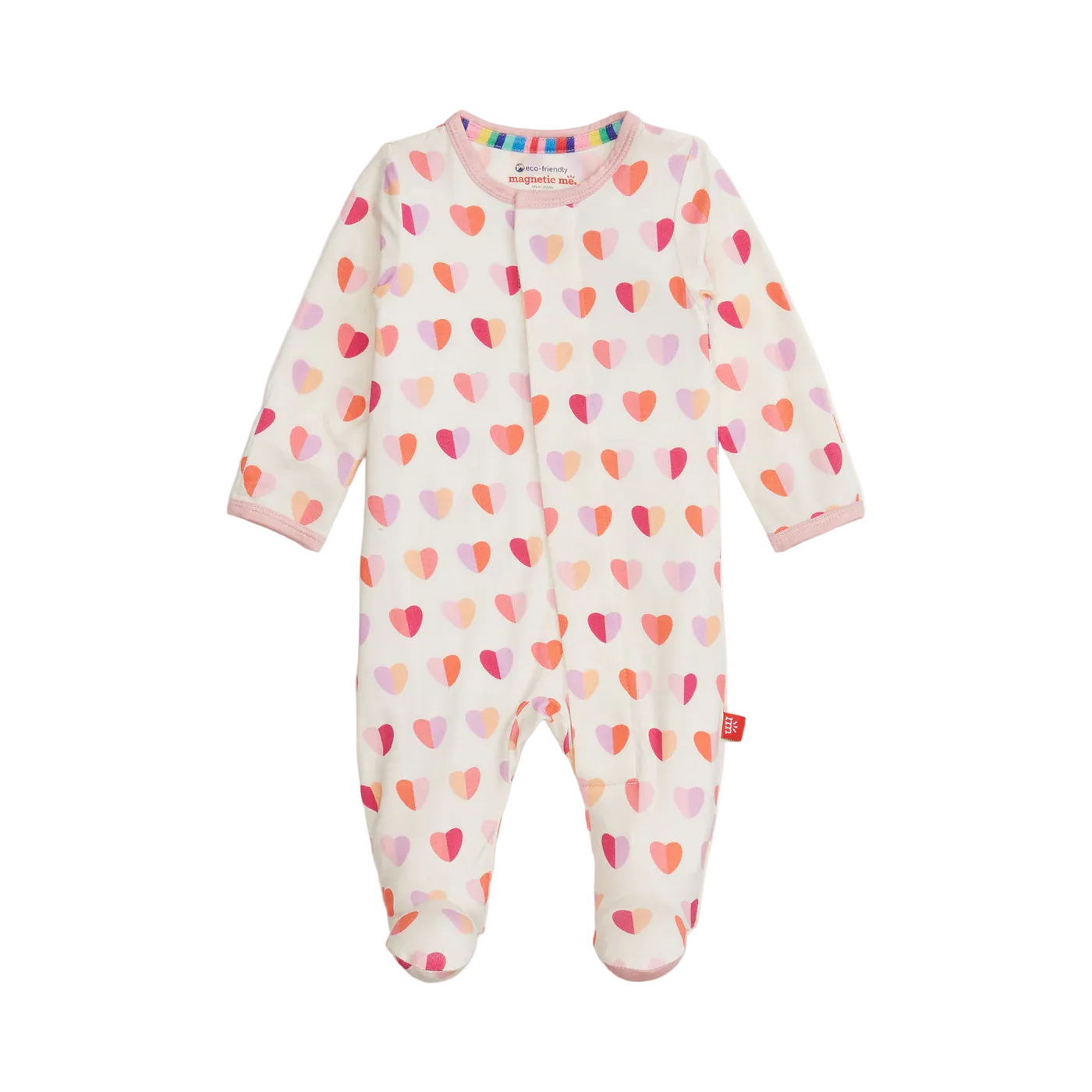 Pink Xoxo Magnetic Footie - Magnetic Me