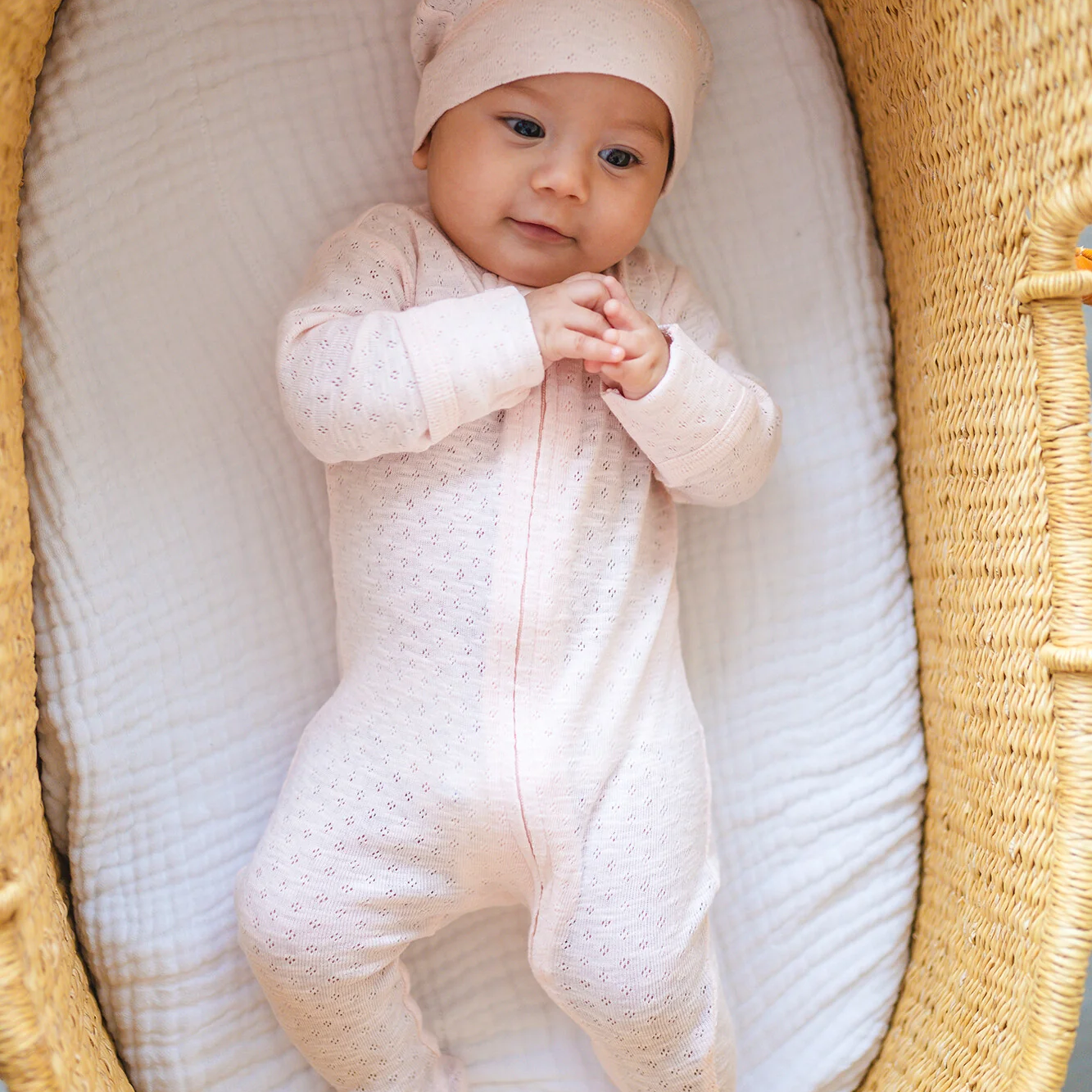 Cotton Candy Pointelle Sleeper - L'ovedbaby