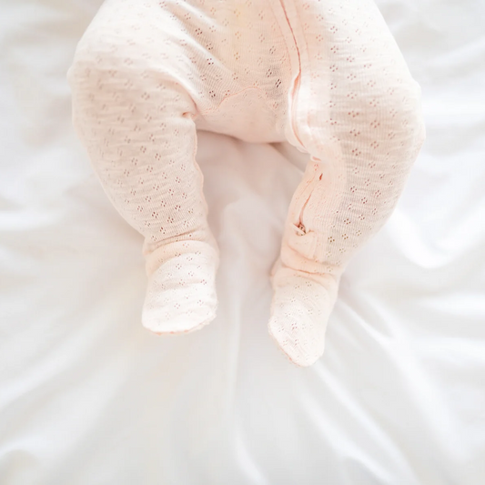 Cotton Candy Pointelle Sleeper - L'ovedbaby