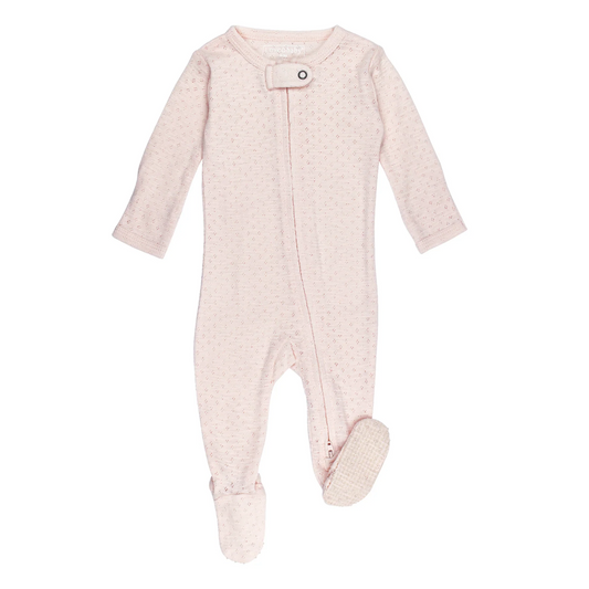 Cotton Candy Pointelle Sleeper - L'ovedbaby