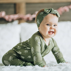 Trees Zip Romper - Millie + Roo