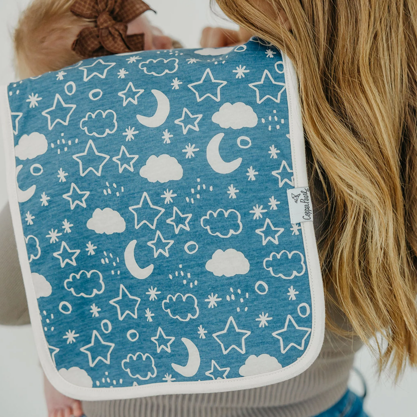 Rufus Burp Cloths (3 pack) - Copper Pearl