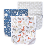 Rufus Burp Cloths (3 pack) - Copper Pearl