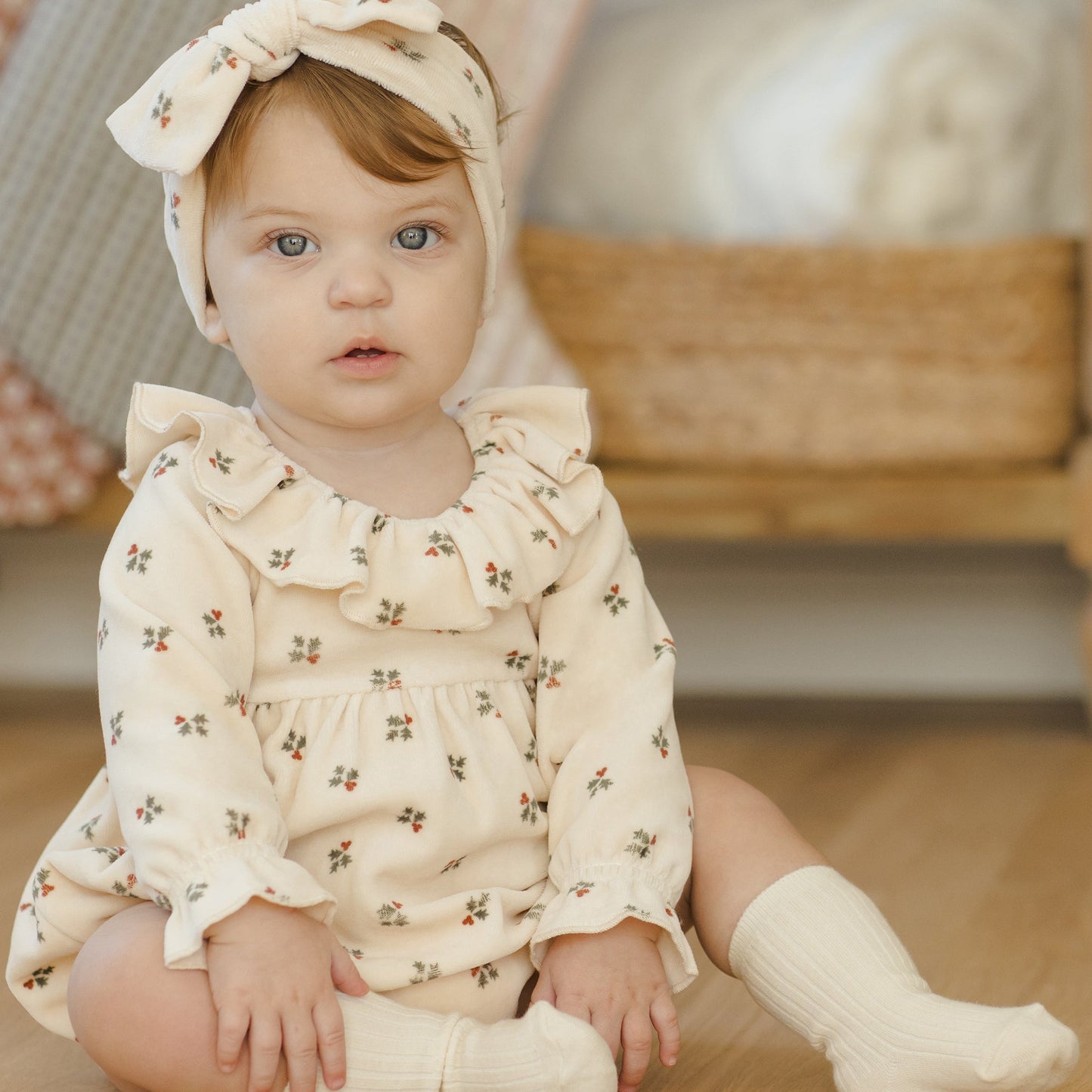 Holly Berry Wendy Romper - Quincy Mae