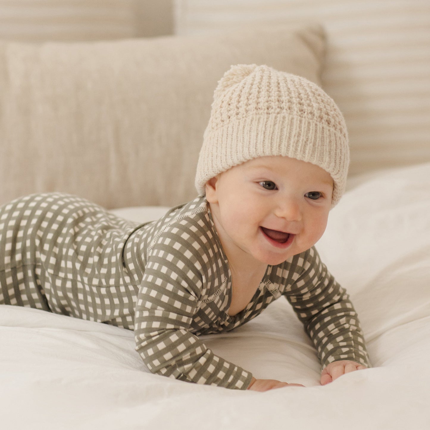 Natural Beanie - Quincy Mae