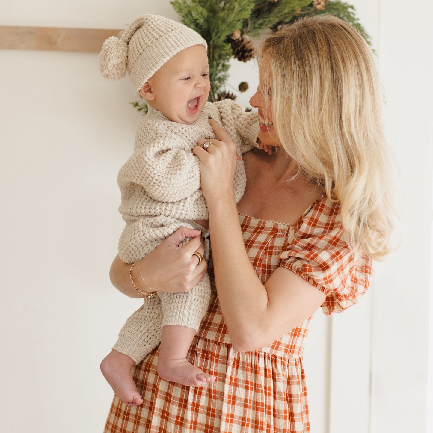 Natural Chunky Knit Sweater - Quincy Mae