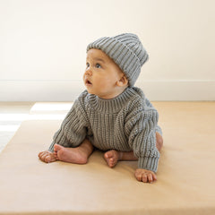 Basil Chunky Knit Sweater - Quincy Mae