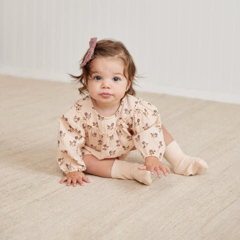 Fig Flora Mia Top + Bloomer Set - Quincy Mae