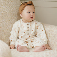 Tulips Relaxed Fleece Jumpsuit - Quincy Mae