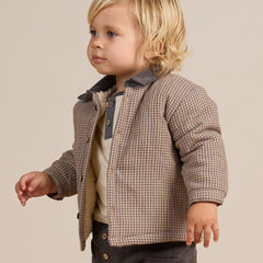 Indigo Gingham Ford Jacket - Quincy Mae