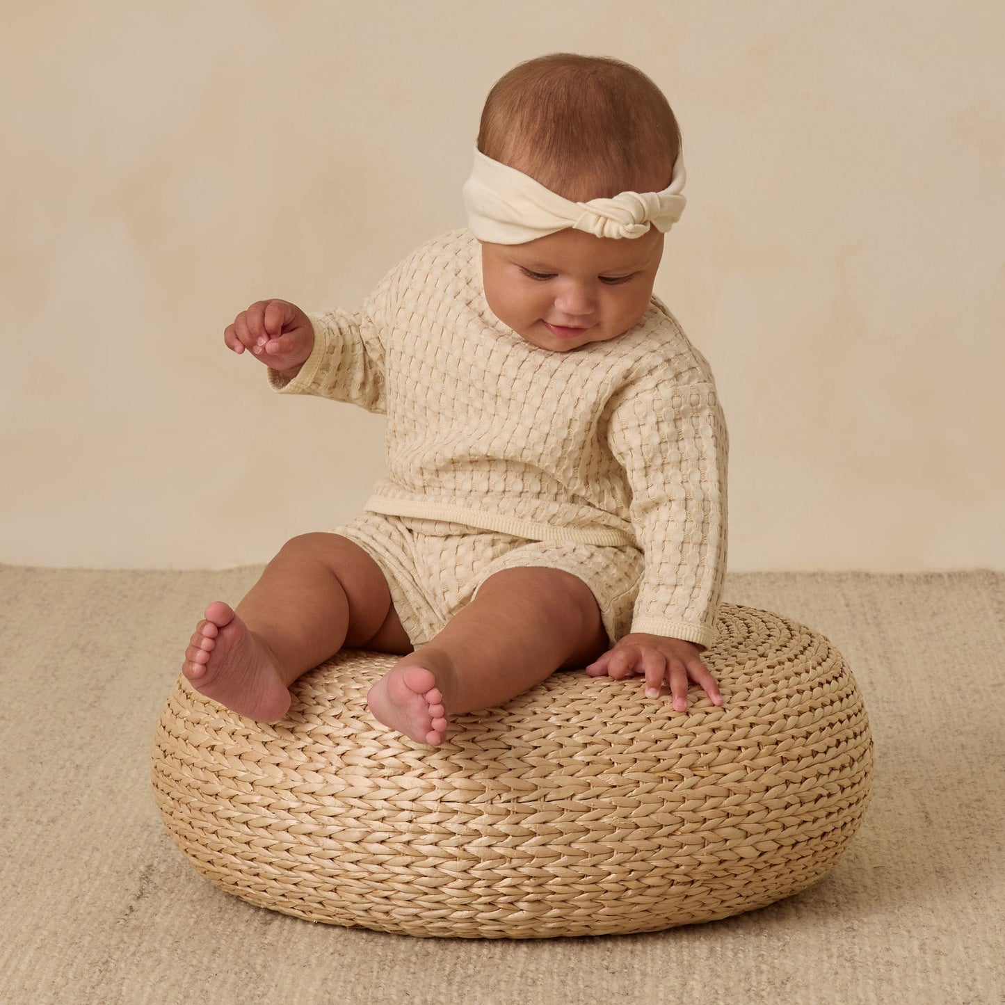 Natural Knotted Headband - Quincy Mae