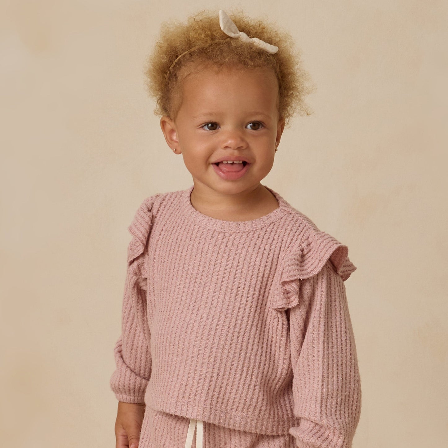 Rose Ruffle Cozy Set - Quincy Mae