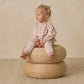 Pink Stripe Relaxed Sweatshirt - Quincy Mae