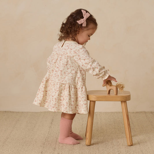 Natural & Rose Sock Set - Quincy Mae