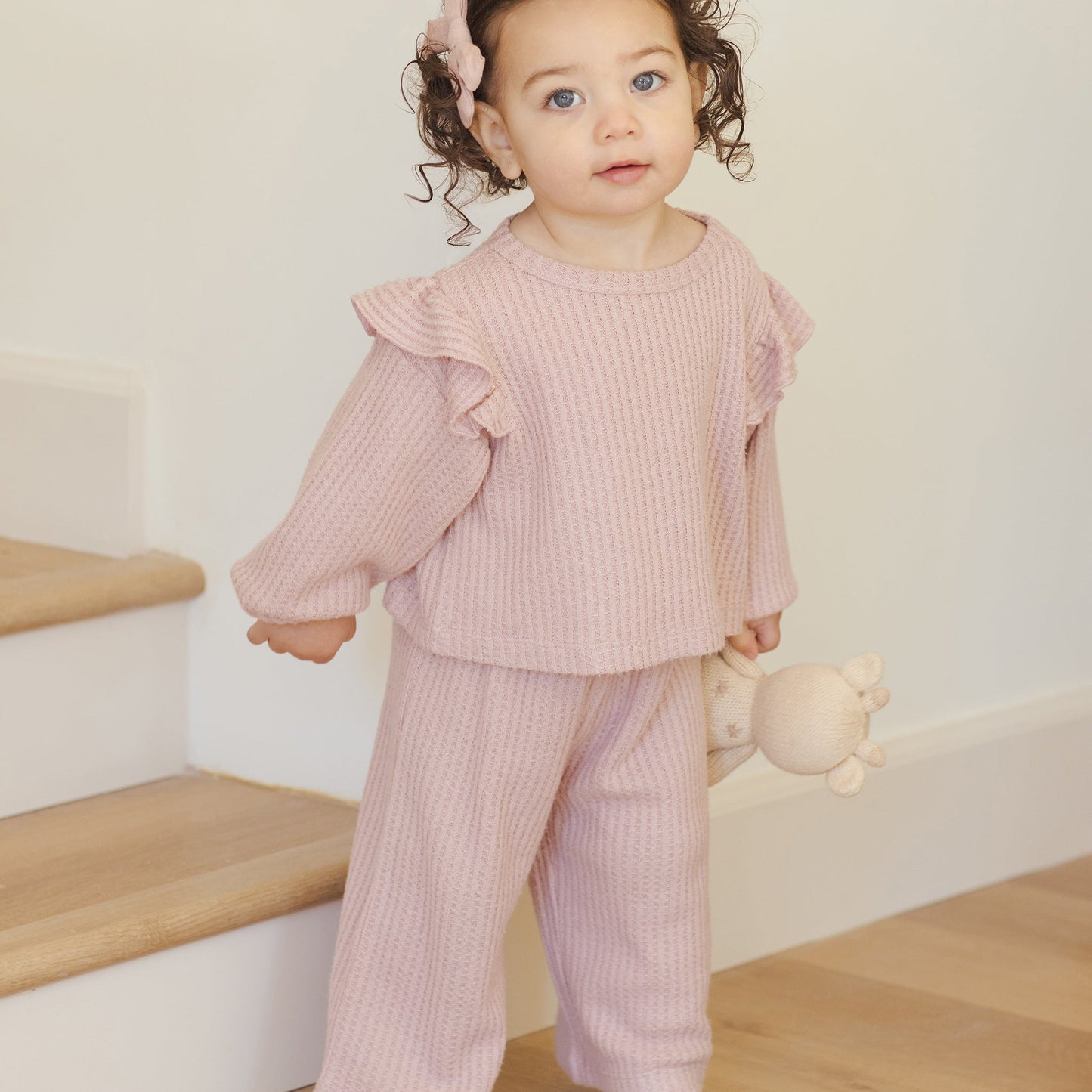 Rose Ruffle Cozy Set - Quincy Mae