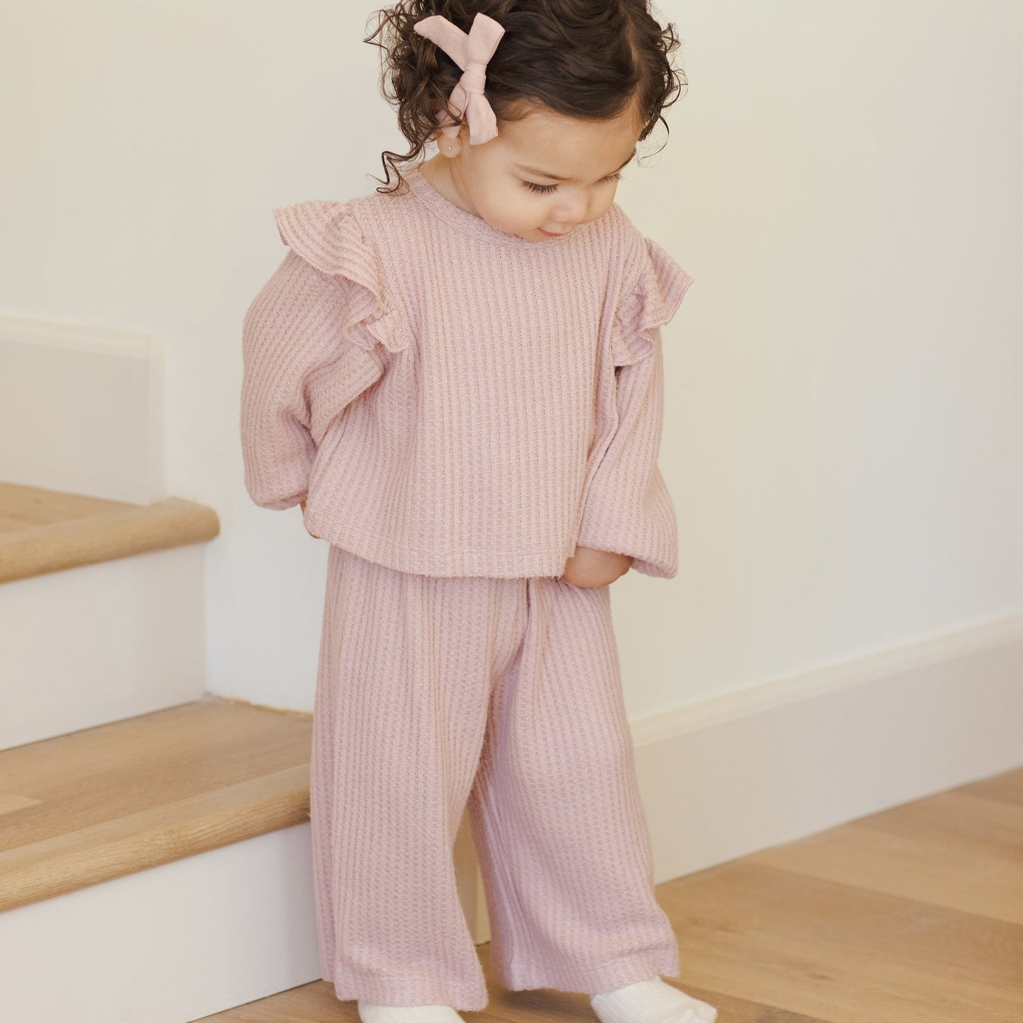 Rose Ruffle Cozy Set - Quincy Mae