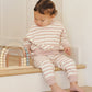 Pink Stripe Relaxed Sweatshirt - Quincy Mae