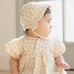 Bluebell Ruffle Woven Bonnet - Quincy Mae