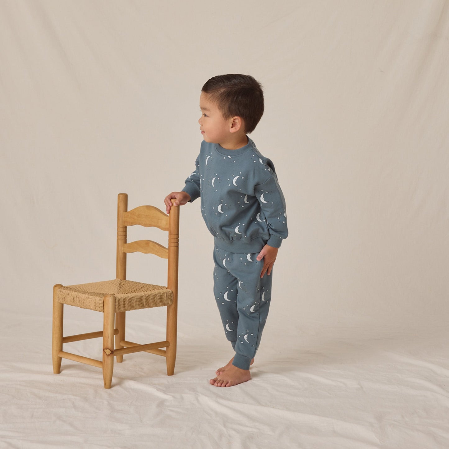 Silver Moon Fleece Sweatshirt - Quincy Mae