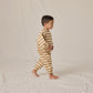 Gold Stripe Oversized Sweatshirt - Quincy Mae