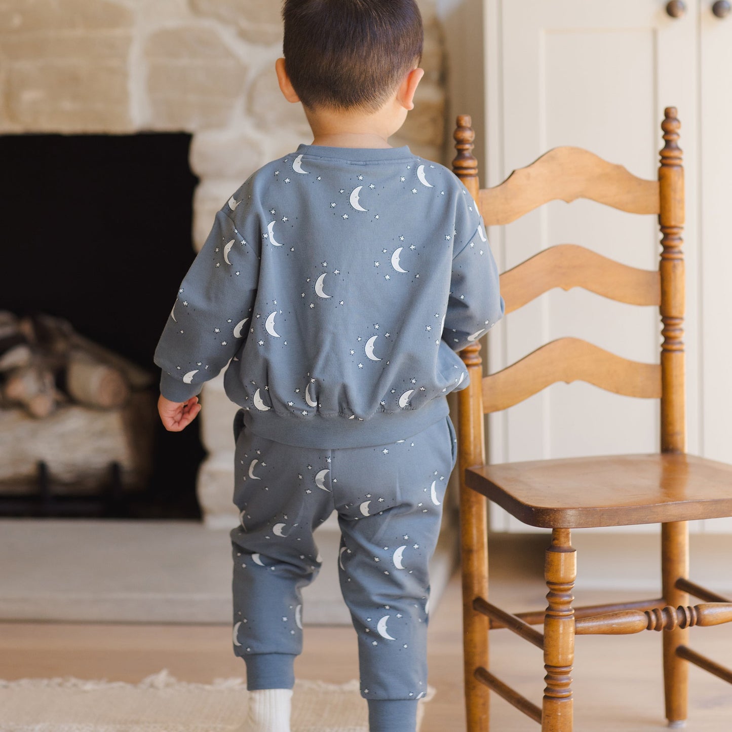 Silver Moon Fleece Sweatshirt - Quincy Mae