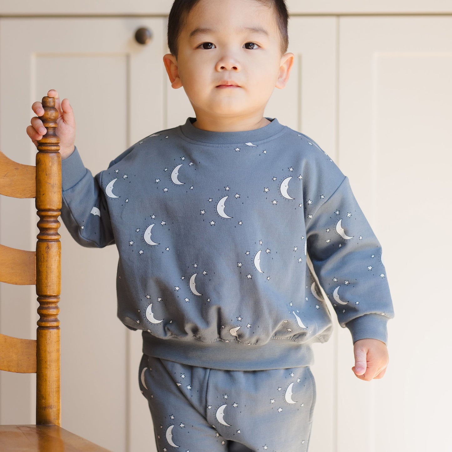 Silver Moon Fleece Sweatshirt - Quincy Mae