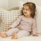 Lilac Ditsy Pointelle Top & Legging - Quincy Mae