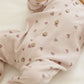 Hearts Waffle Long Sleeve Jumpsuit - Quincy Mae