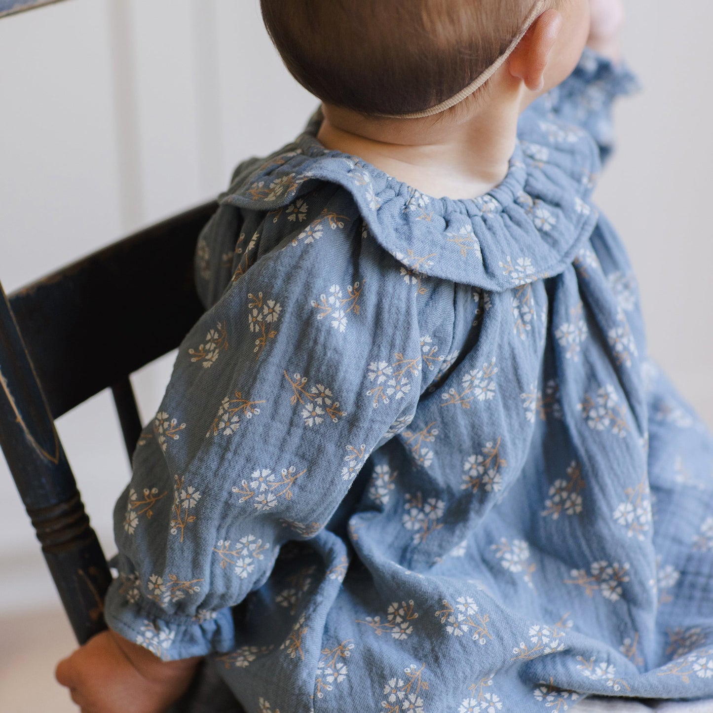 Blue Floral Isla Dress - Quincy Mae