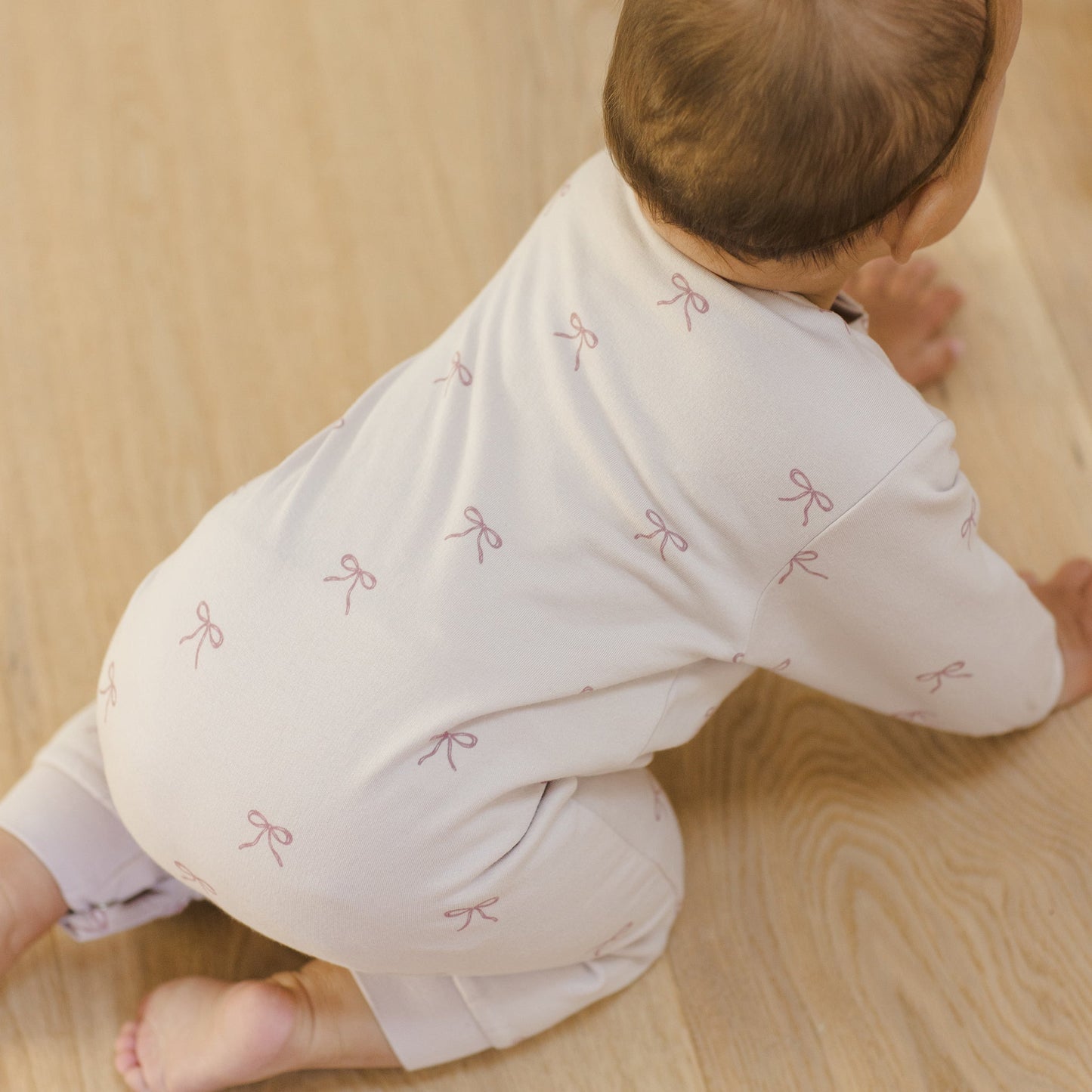 Bows Relaxed Fleece Jumpsuit - Quincy Mae