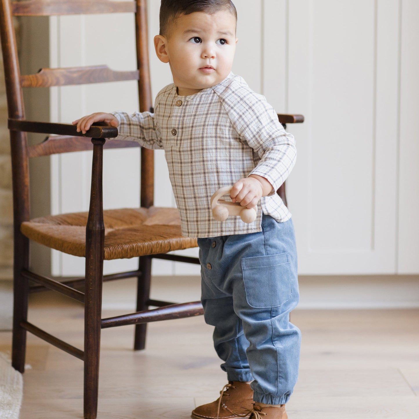Blue Plaid Zion Shirt - Quincy Mae