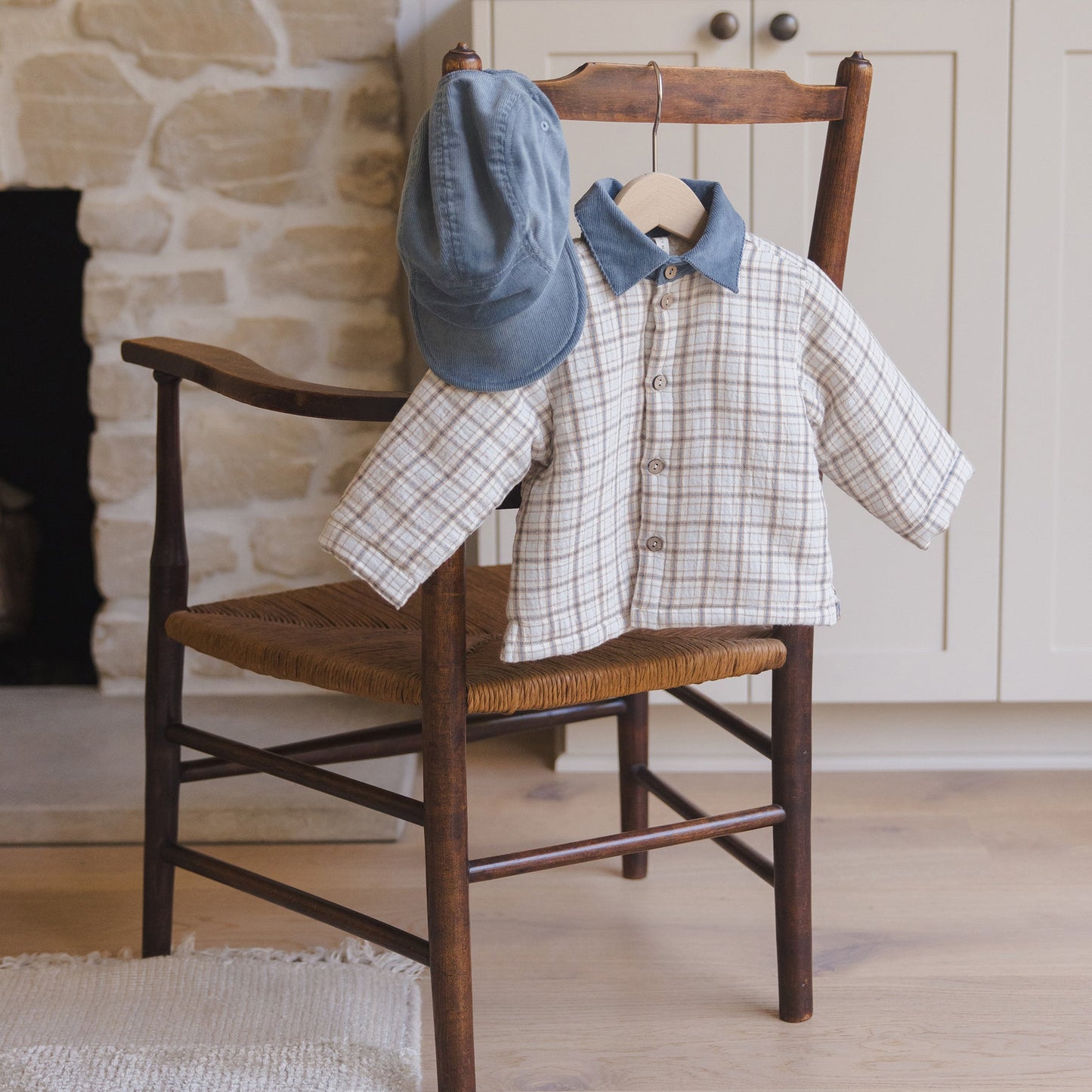 Blue Plaid Ford Jacket - Quincy Mae
