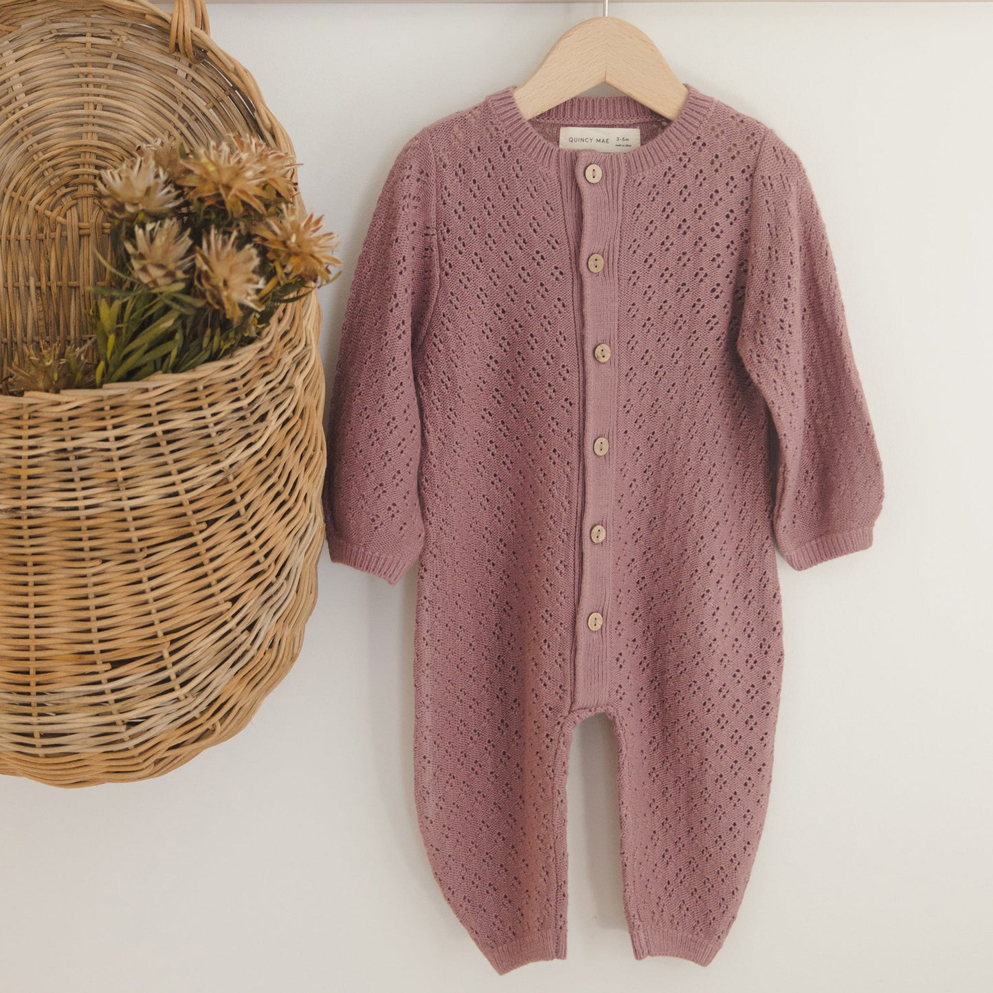 Mulberry Bubble Romper - Quincy Mae