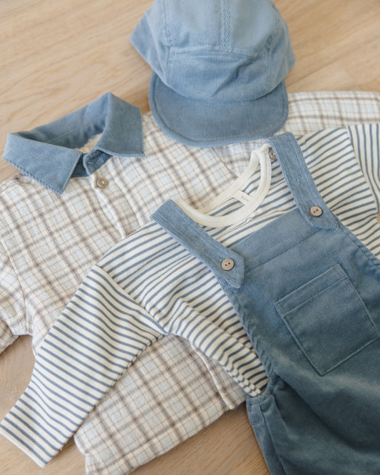 Blue Plaid Ford Jacket - Quincy Mae