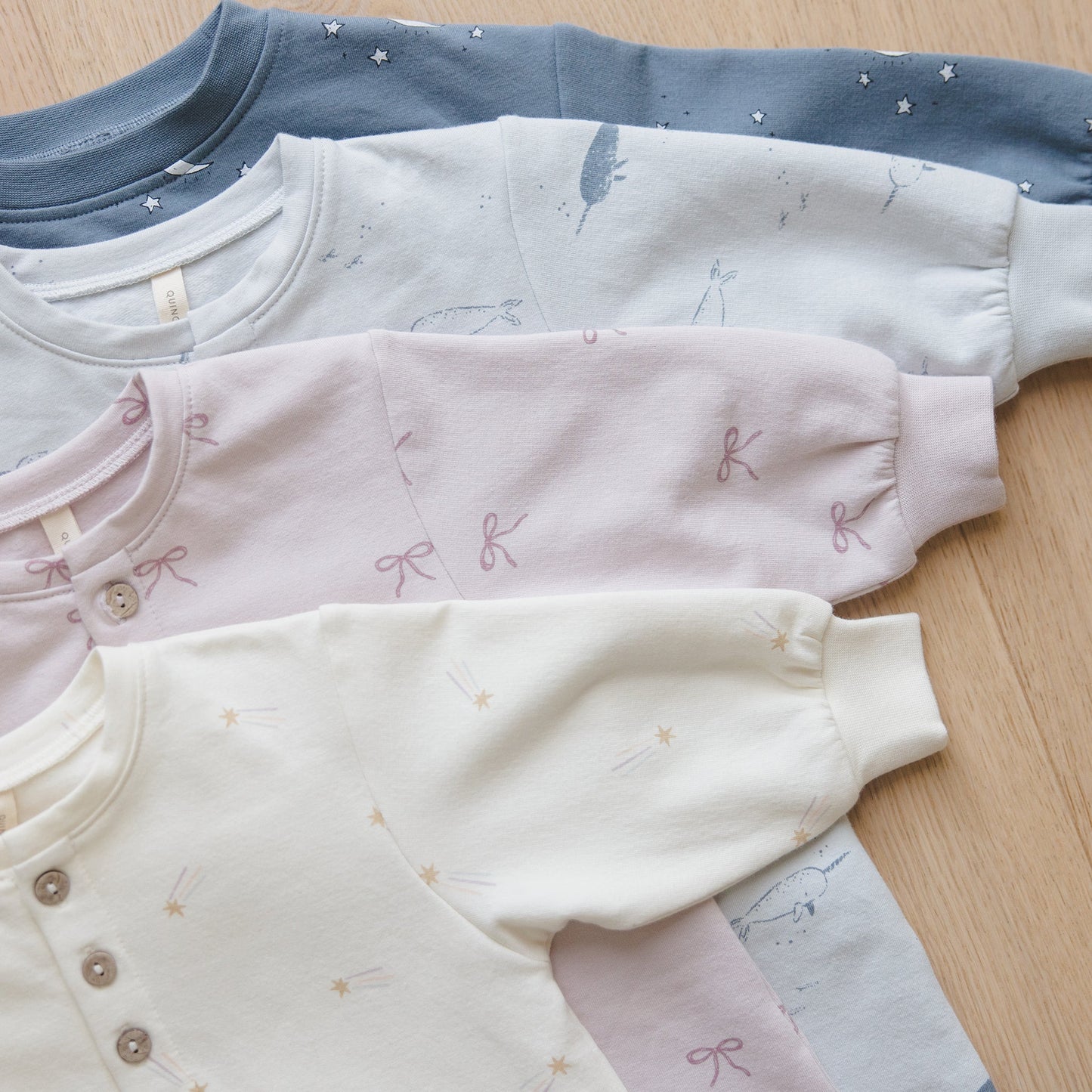 Bows Relaxed Fleece Jumpsuit - Quincy Mae