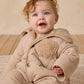 Oat Shearling Jumpsuit - Quincy Mae